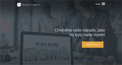 Desktop Screenshot of patentyapravo.cz